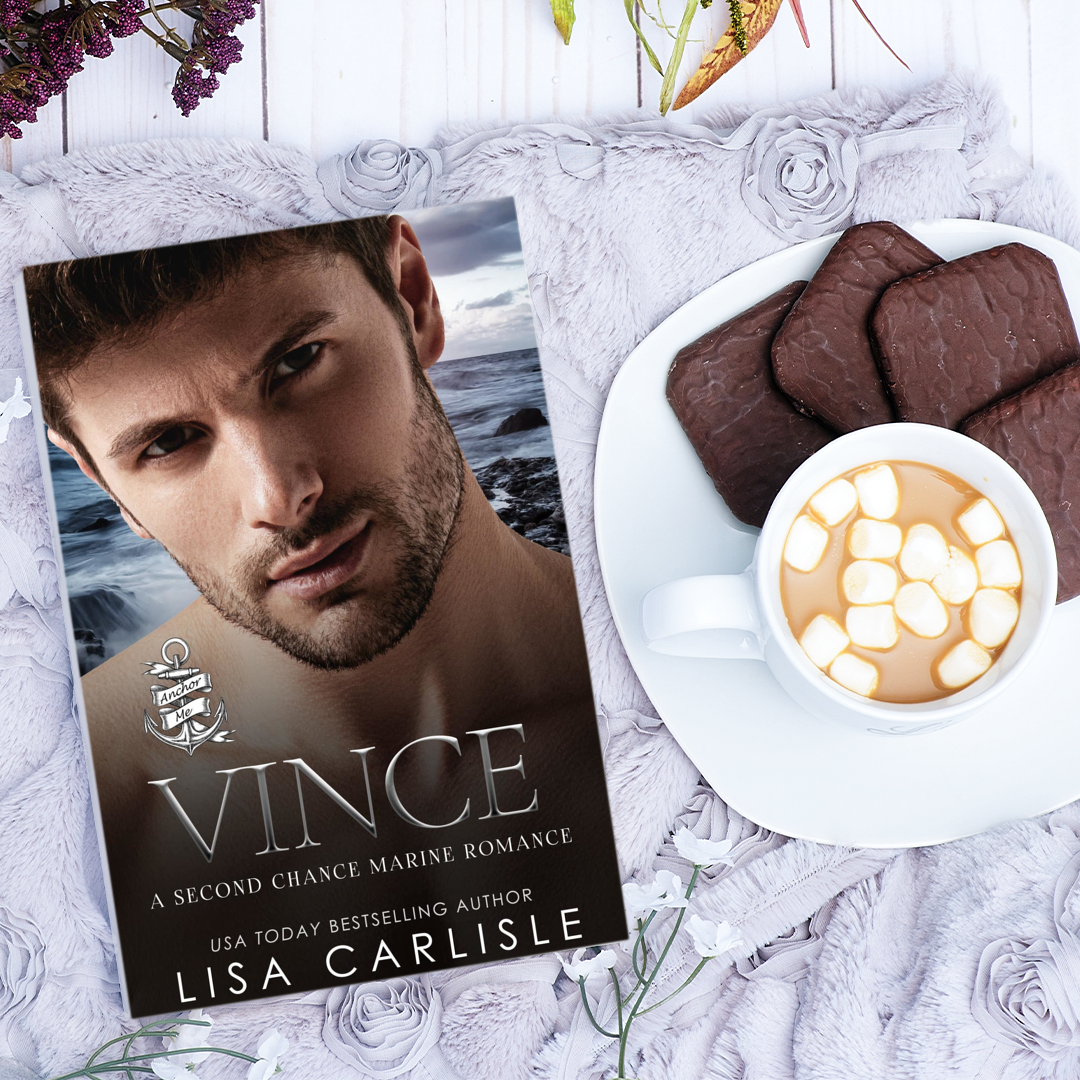 Vince book with cocoa
