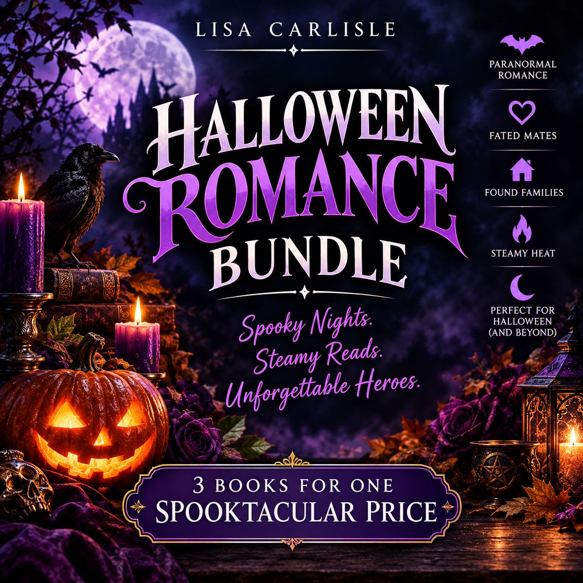 Halloween romance bundle promo image