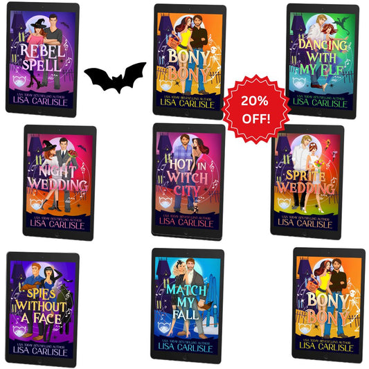 Salem Supernaturals Collection of book covers by Lisa Carlisle with 20% off promotion