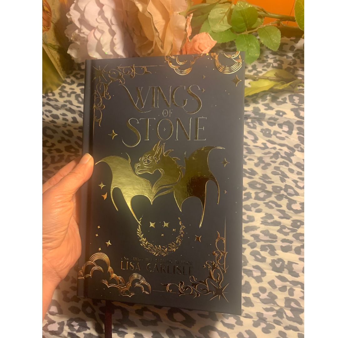 Wings of Stone book with gargoyle on cover
